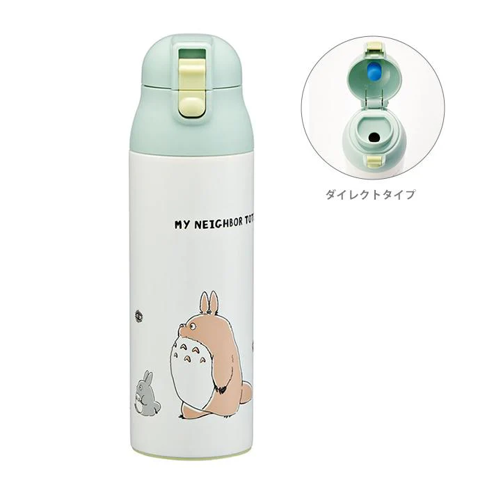Skater My Neighbour Totoro March Lightweight One-Push Stainless Bottle 500ml - Image 2