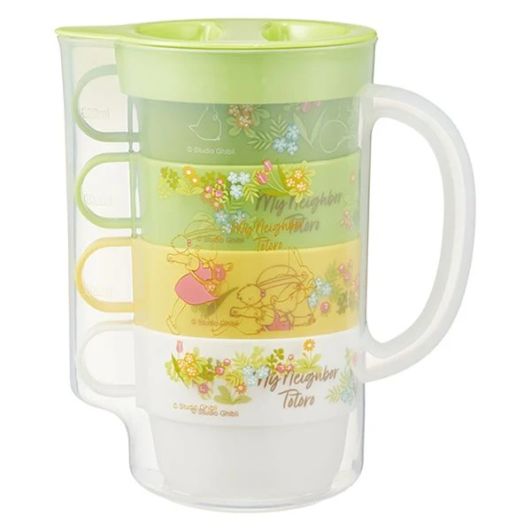 Skater My Neighbour Totoro Pitcher Jug and 4 Cup Set - Image 2