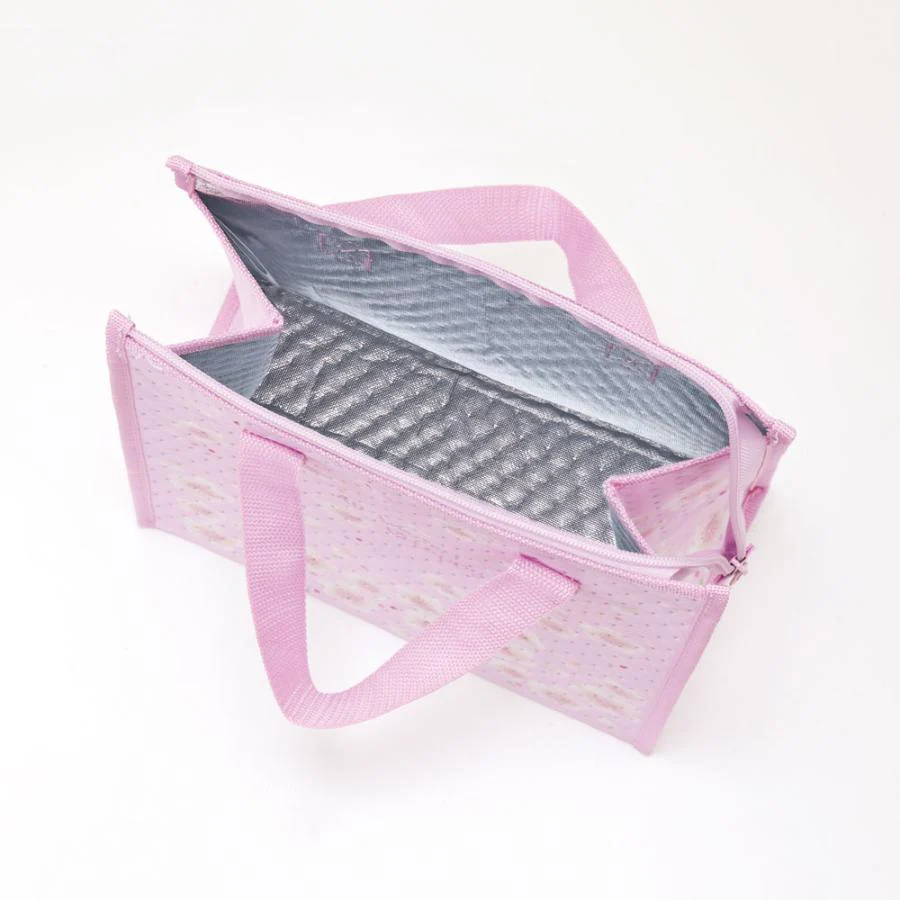 Skater Sakura Blossom All Smiles Happy Insulated Tote Lunch Bag - Image 2
