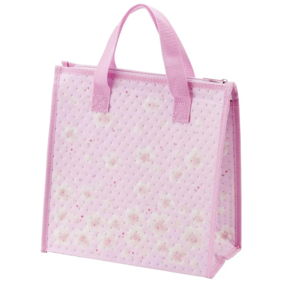 Skater Sakura Blossom All Smiles Happy Insulated Tote Lunch Bag - Image 3