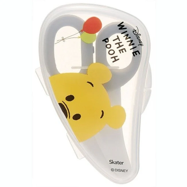 Skater Winnie the Pooh Puchi Friends Baby Food Scissors - Image 2