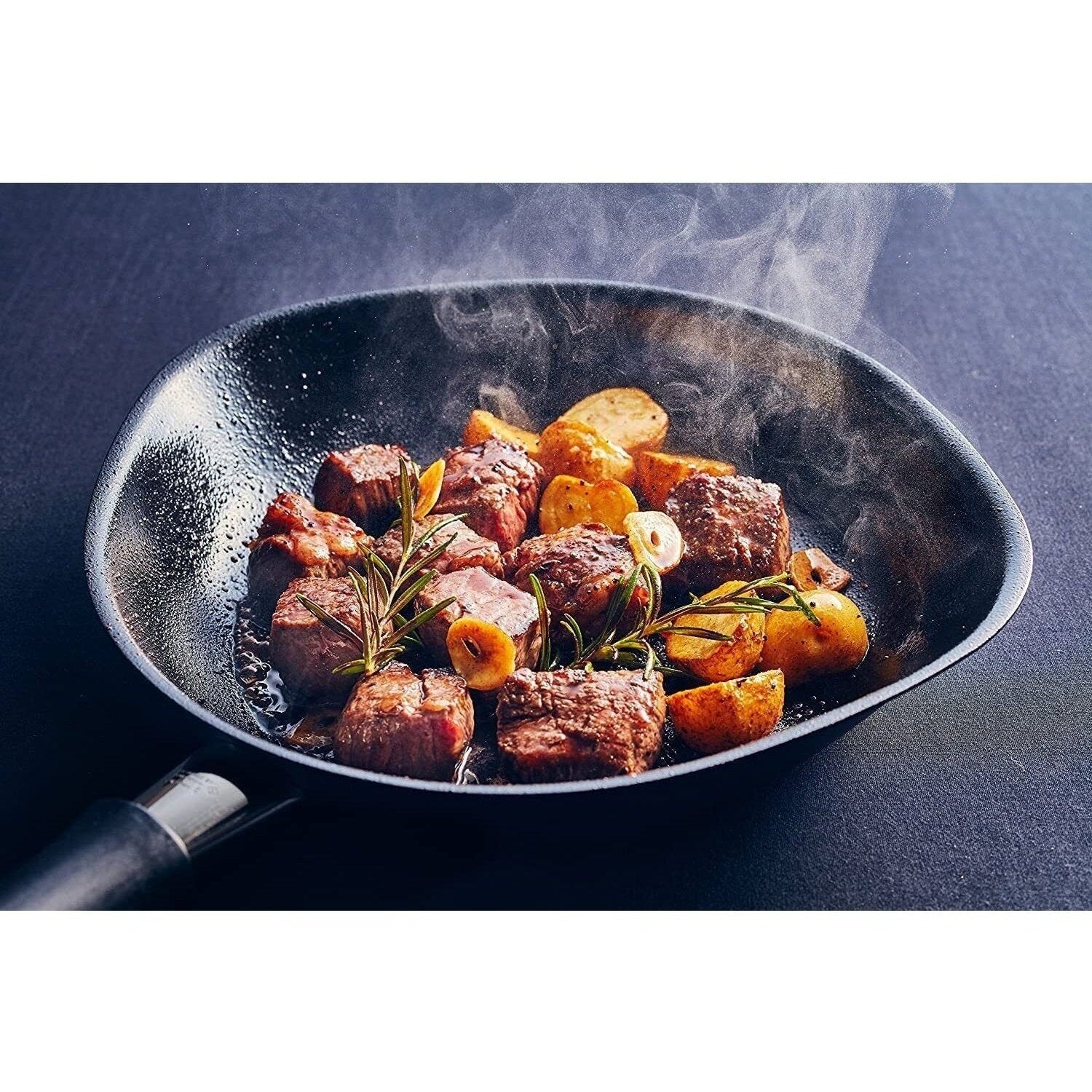 Sori Yanagi Magma Plate Iron Frying Pan with Lid 25cm - Image 4