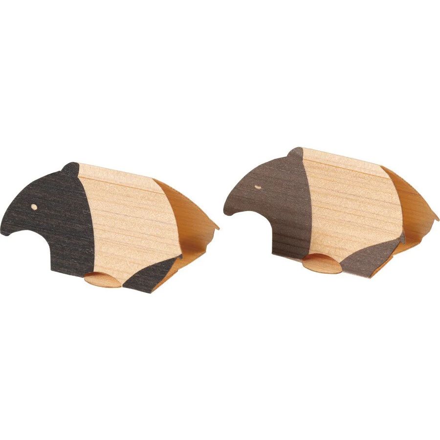 Sun Wood Paper Tapir Chopstick Rest 2P