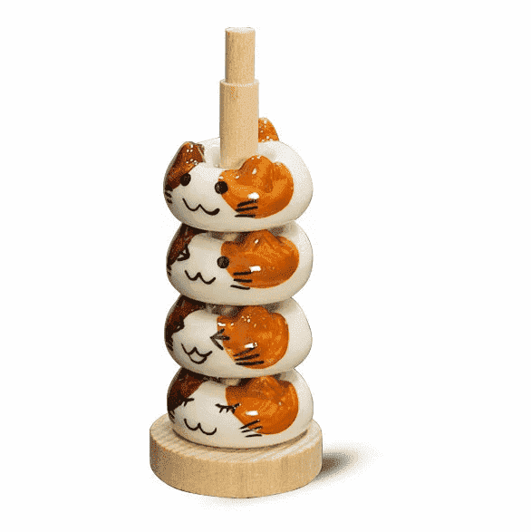 Tanaka Hashiten Donut Chopstick Rests 4pcs set - Image 2