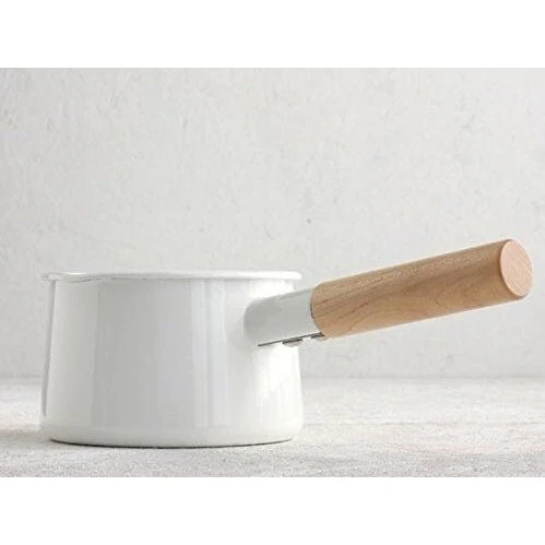 The Kaico Enamel Saucepan with Lid 2.2L - Image 5