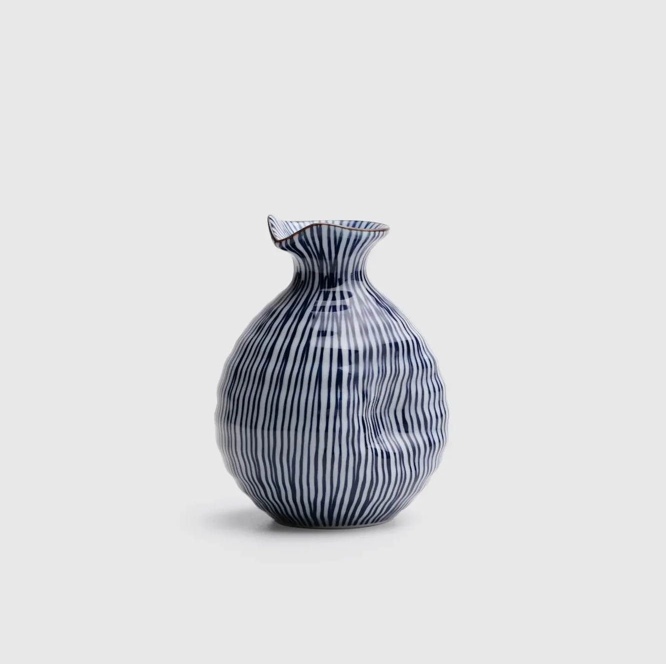 Tokusa Blue Stripe Sake Bottle 200ml - Image 2