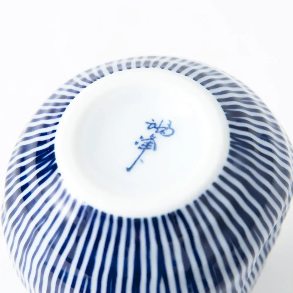 Tokusa Blue Stripe Sake Bottle 200ml - Image 9
