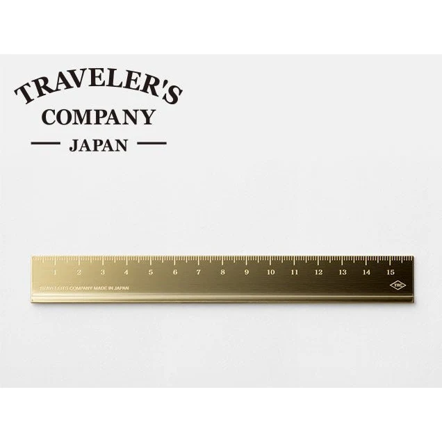 Traveler's Company Brass Ruler 15cm - Image 3