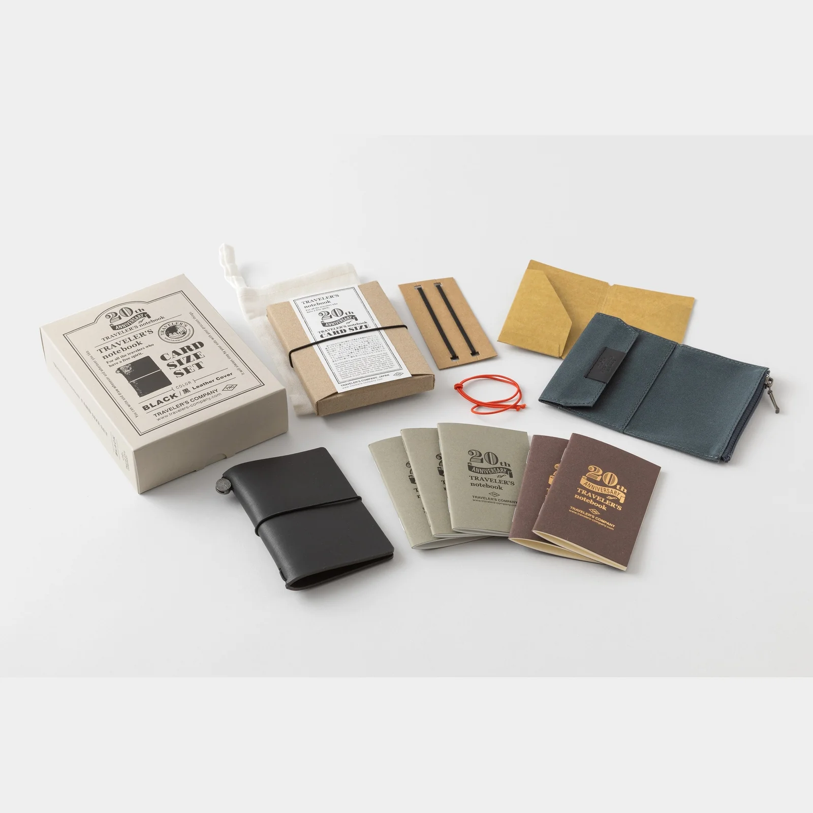 Traveler's Company Notebook Card Size - 20th Anniversary Set - Image 28