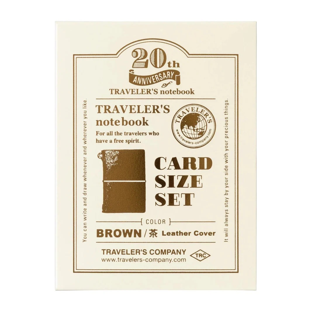 Traveler's Company Notebook Card Size - 20th Anniversary Set - Image 29
