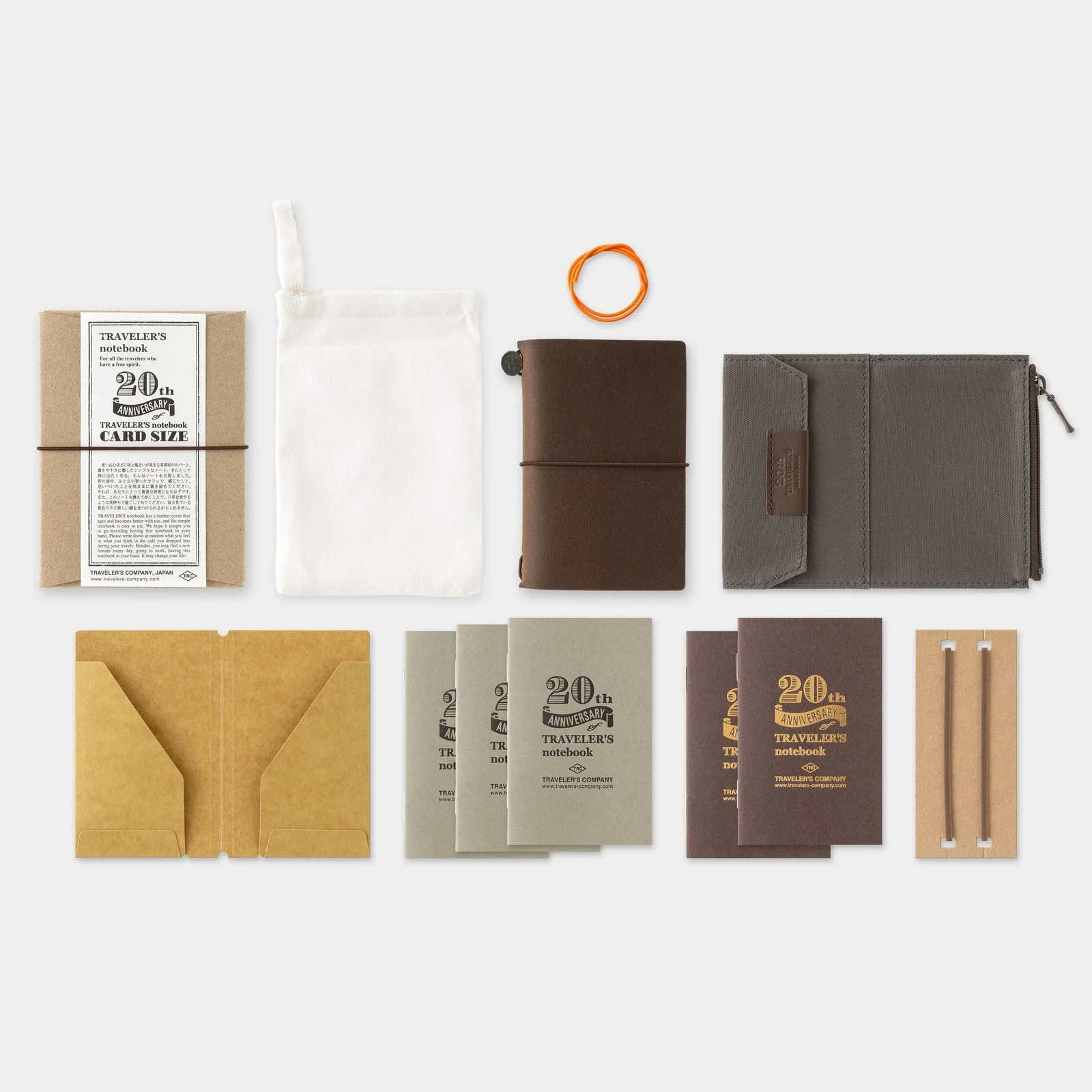 Traveler's Company Notebook Card Size - 20th Anniversary Set - Image 36