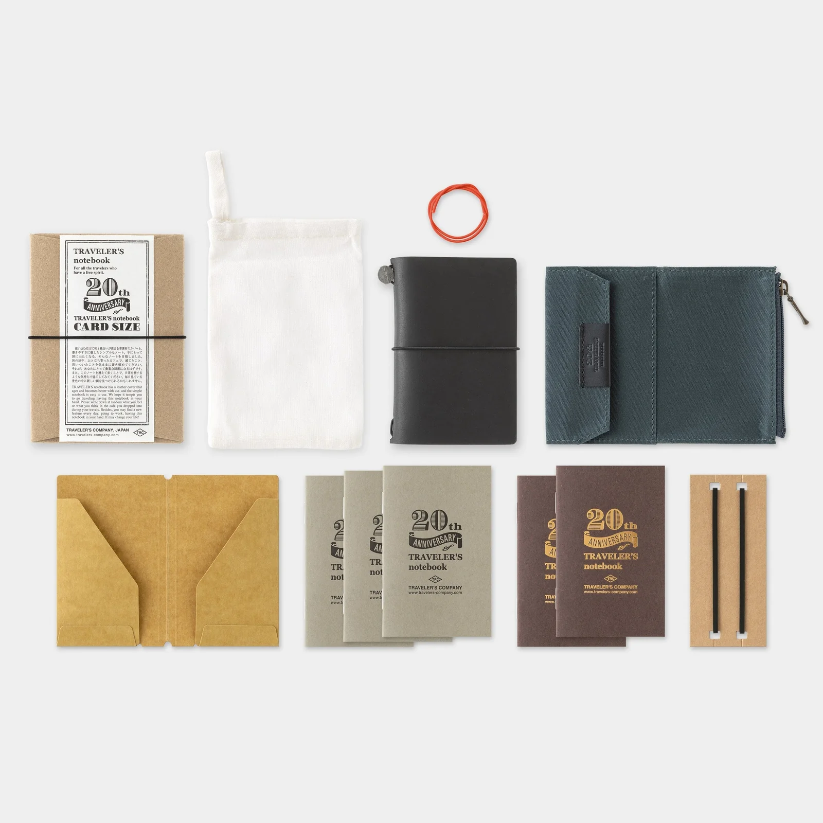 Traveler's Company Notebook Card Size - 20th Anniversary Set - Image 37
