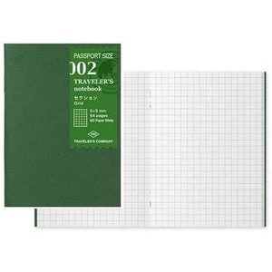 Traveler's Company Passport Notebook Refill 002 Grid - Image 2