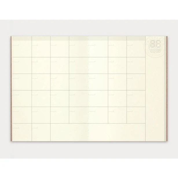 Traveler's Company Passport Notebook Refill 006 Free Diary Monthly - Image 5