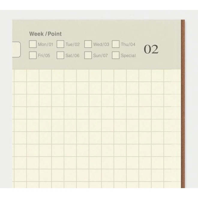 Traveler's Company Regular Notebook Refill 005 Free Diary Daily - Image 7