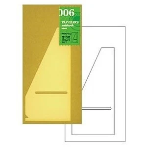 Traveler's Company Regular Notebook Refill 006 Pocket Sticker <L> - Image 2