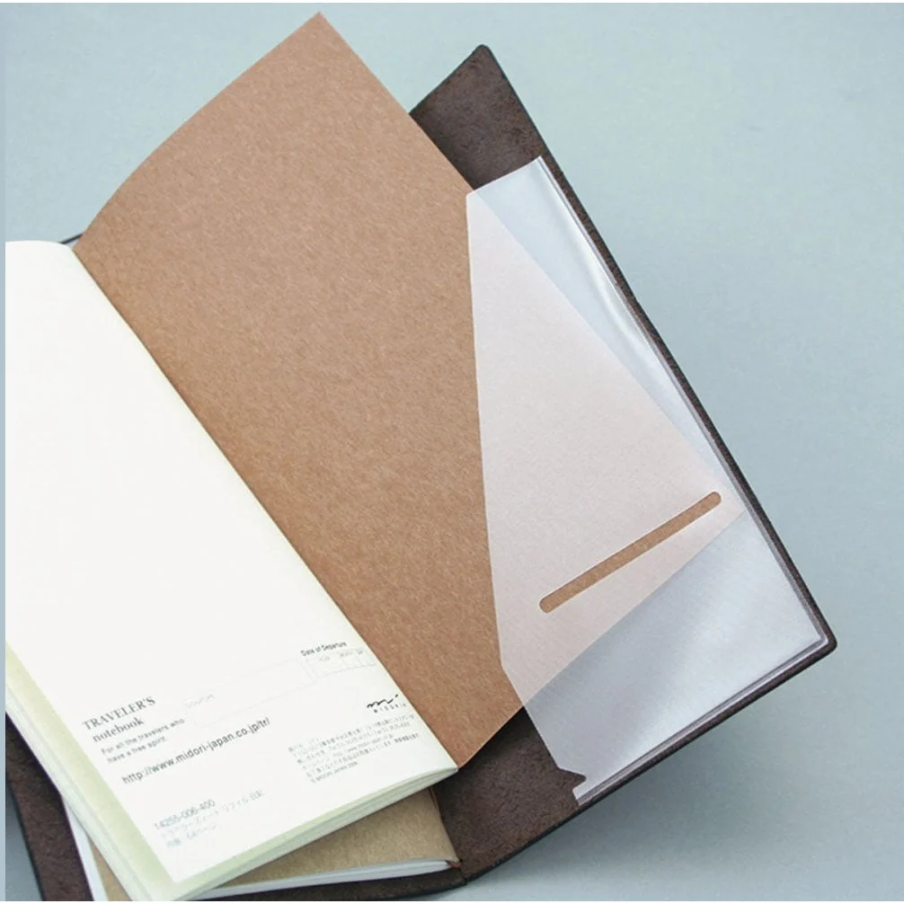Traveler's Company Regular Notebook Refill 006 Pocket Sticker <L> - Image 4