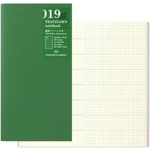 Traveler's Company Regular Notebook Refill 019 Week Diary/N - Image 2