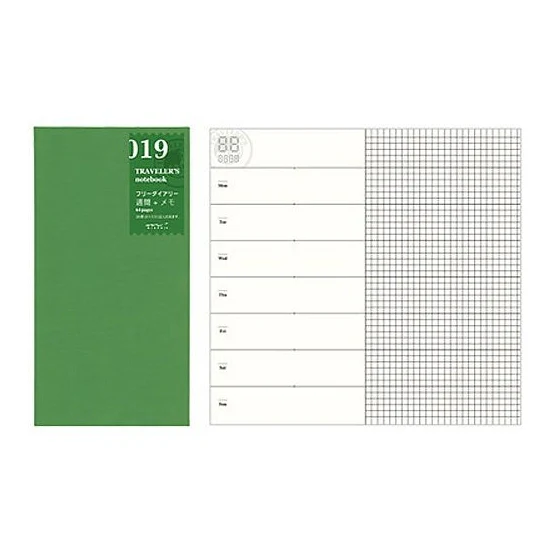 Traveler's Company Regular Notebook Refill 019 Week Diary/N - Image 4