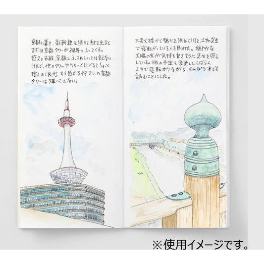 Traveler's Company Regular Notebook Refill 027 Watercolour - Image 4