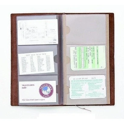 Traveler's Company Regular Notebook Refill 007 Card Holder - Image 2