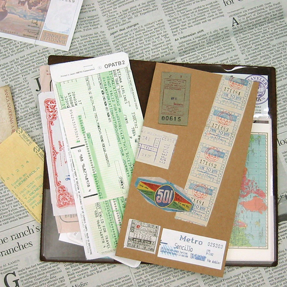 Traveler's Company Regular Notebook Refill 004 Pocket Stickers - Image 2