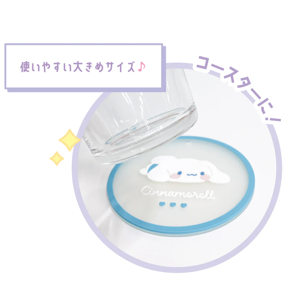 T's Factory 2-Way Rubber Coaster Keyring - Cinnamoroll - Image 3