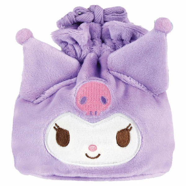 T's Factory Sanrio Character Drawstring Pouch - Kuromi - Image 4
