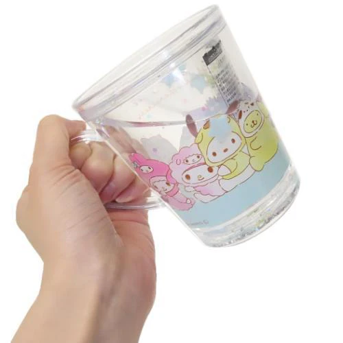 T's Factory Sanrio Characters Huggy Glittery Cup 190ml - Image 3