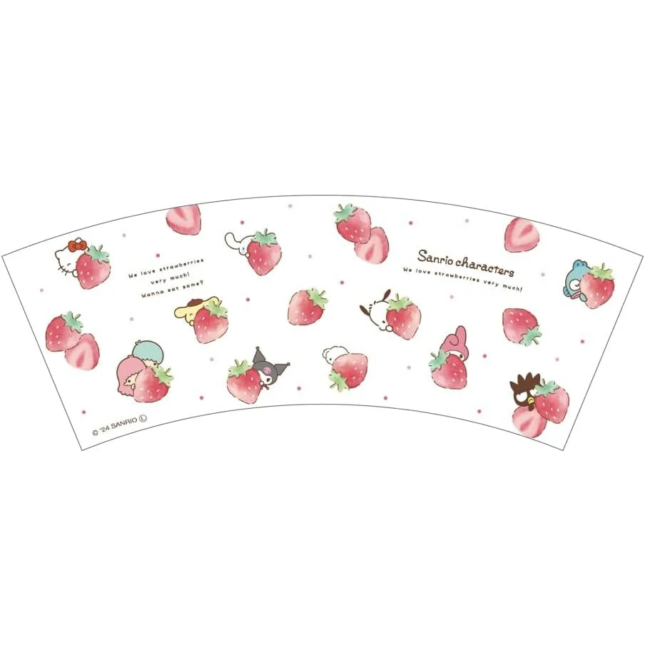 T's Factory Sanrio Strawberry Glittery Cup 190ml - Image 2