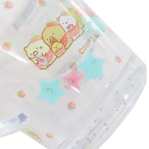 T's Factory Sanrio Sumikko Gurashi Strawberry Fair Glittery Cup 190ml - Image 3