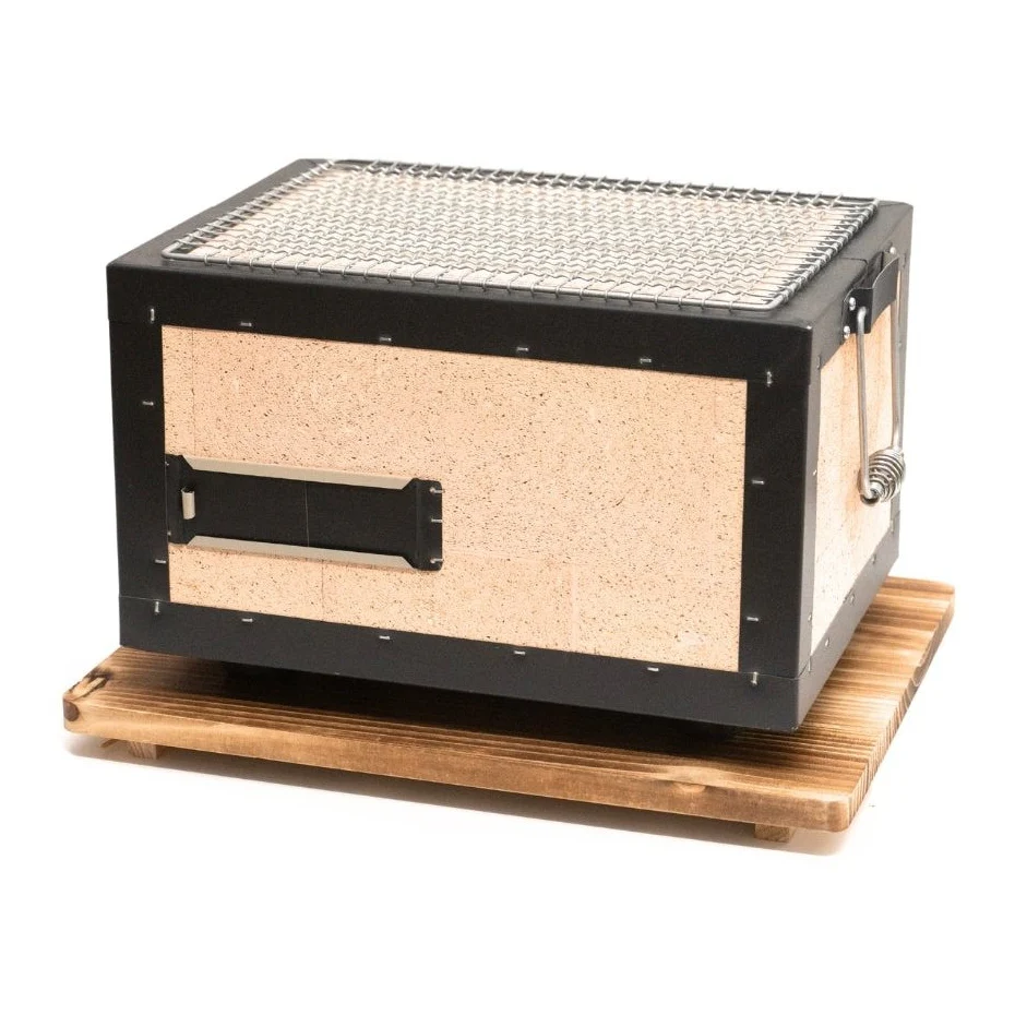Wooden Base Board for Hibachi Konro Grill - Small 350mm x 270mm - Image 2