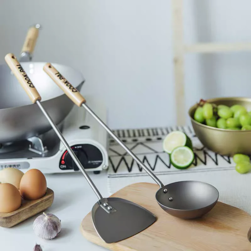Yoshikawa Cook-Pal TAI Titanium Wok Ladle - Image 4