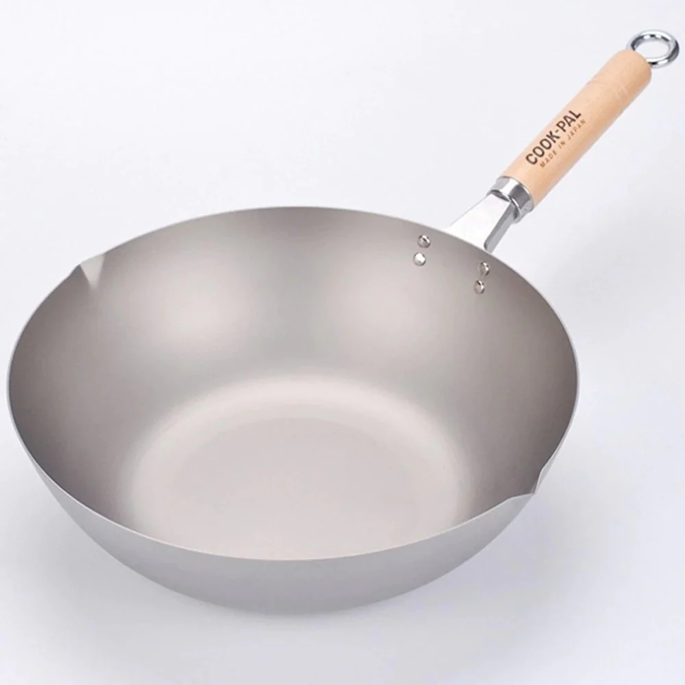 Yoshikawa Cook-Pal Titanium Wok 33cm - Image 5