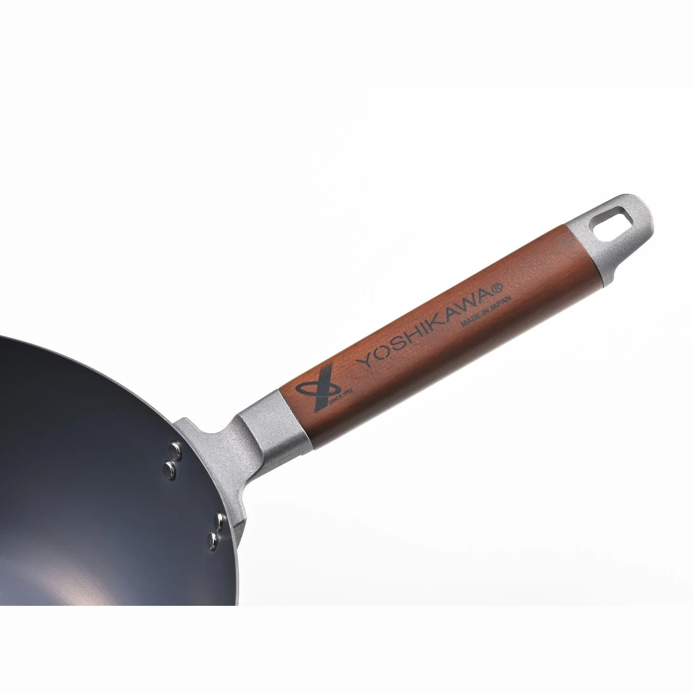 Yoshikawa Nitrided Iron Wok 30cm - Image 4
