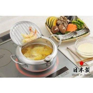 Yoshikawa Tempura Pot with Lid Thermometer - Image 8
