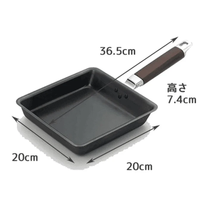 Yoshikawa Wide IH Tamagoyaki Omelette Pan 365 x 200 x 74mm - Image 6
