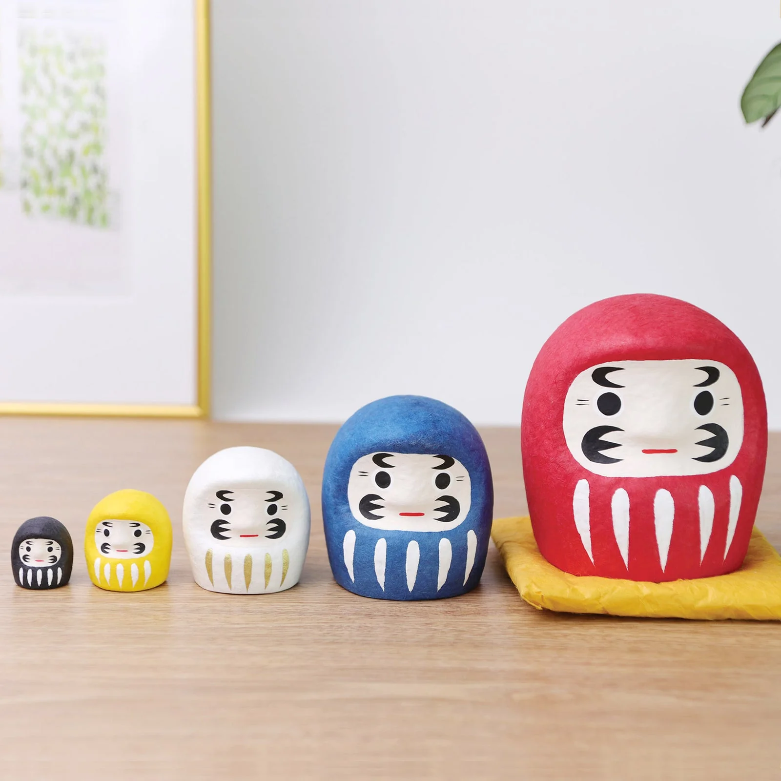 Youbi Paper Daruma Doll 5P Set - Image 2