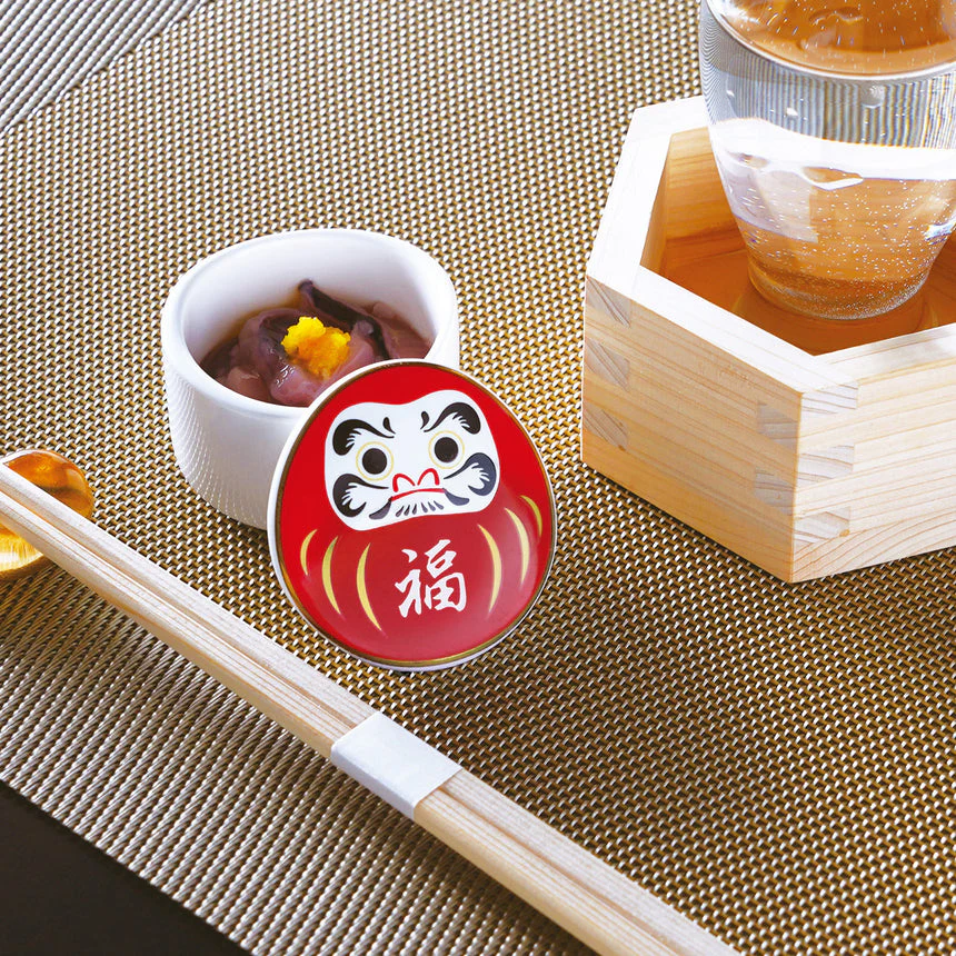 Youbi Porcelain Daruma Bowl with Lid - Image 3