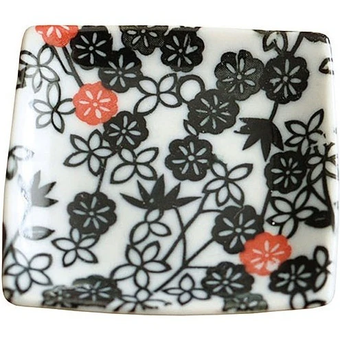 Youbi Porcelain Square Mini Dish 5.5 - Image 2
