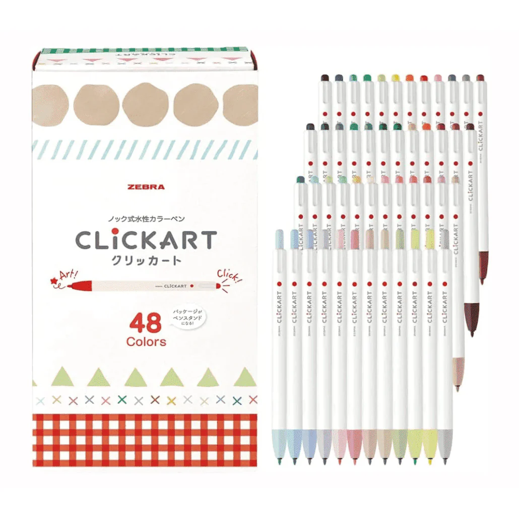 Zebra Clickart Marker 48 Colour Set - Image 3