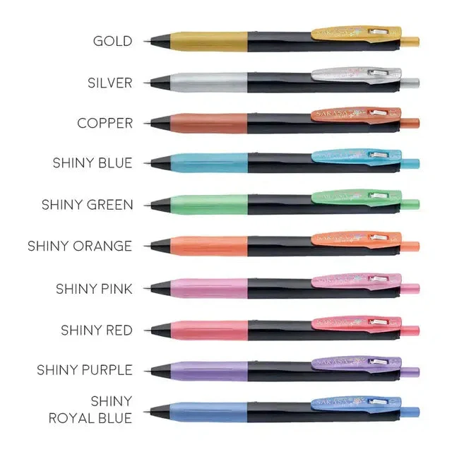 Zebra Sarasa Clip Decoshine Gel Pen 0.5mm - Image 3